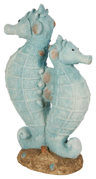Thumbnail 3: Fancy That Fancy That 21 in Double Seahorse Garden Figurine 