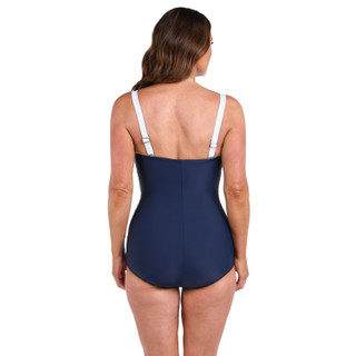 Thumbnail 3: Maxine of Hollywood Maxine of Hollywood Womens Solid Bandeau Girl Leg One Piece 