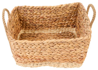 Thumbnail 2: Straw Studios Straw Studios 18 in Twist Weave Storage Handle Basket 