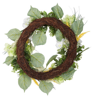 Thumbnail 2: IJK LIMITED-IMPORT IJK Limited Import 24 in Easter Hydrangea Wreath 