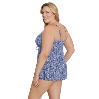 Thumbnail 2: Shape Solver Shape Solver Plus Shifting Spaces One Piece Swimdress 