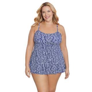 Thumbnail 1: Shape Solver Shape Solver Plus Shifting Spaces One Piece Swimdress 