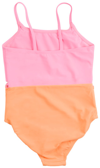 Thumbnail 2: Breaking Waves Breaking Waves Big Girls One Piece Sunset Scallop Swimsuit 
