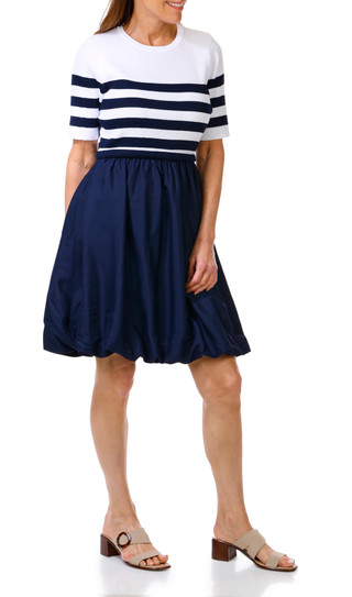Thumbnail 1: Nanette Lepore Nanette Lepore Womens Short Sleeve Bubble Dress 