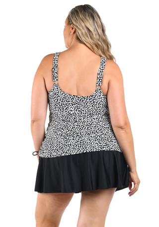 Thumbnail 3: Maxine of Hollywood Maxine of Hollywood Plus Adjustable Tank Swim Dress 