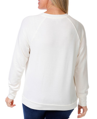 Thumbnail 2: Philosophy Philosophy Womens Long Sleeve Beach Emboidered Sweatshirt 