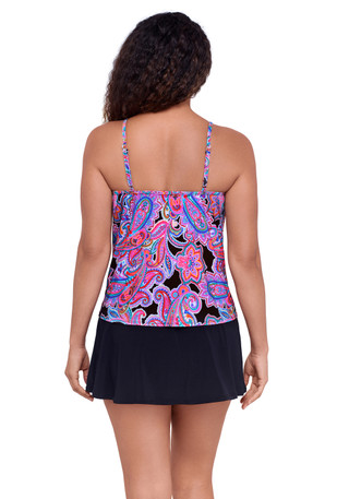 Thumbnail 3: American Beach American Beach Womens V-Neck Hankini Swim Top 