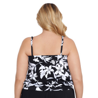 Thumbnail 2: Shape Solver Shape Solver Plus Nightshade Blouson One Piece Swimdress 