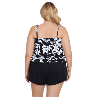Thumbnail 5: Shape Solver Shape Solver Plus Nightshade Blouson One Piece Swimdress 