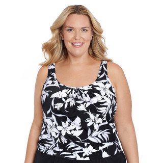 Thumbnail 1: Shape Solver Shape Solver Plus Nightshade Blouson One Piece Swimdress 