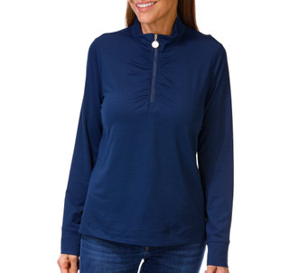 Thumbnail 1: Stella Parker Women's Active Quarter Zip Top 