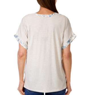Thumbnail 2: Chenault Women's Stripe & Floral Button-Down Top 