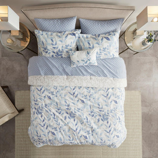Thumbnail 23: Madison Park Madison Park Sofia Reversible Complete Bedding Set 