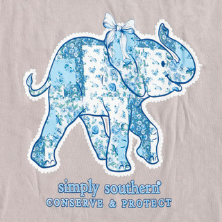 Thumbnail 2: SIMPLY SOUTHERN Simply Southern Big Girls Long Sleeve Elephant Graphic Tee 
