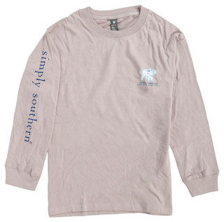 Thumbnail 3: SIMPLY SOUTHERN Simply Southern Big Girls Long Sleeve Elephant Graphic Tee 