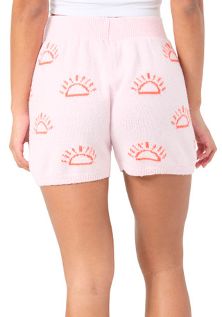 Thumbnail 2: MOON & MADISON Moon & Madison Juniors Knit Sun Sweater Lounge Shorts 