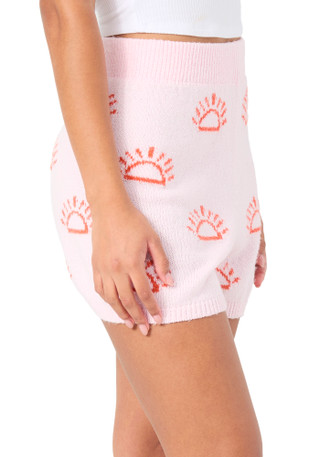 Thumbnail 3: MOON & MADISON Moon & Madison Juniors Knit Sun Sweater Lounge Shorts 