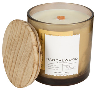 Thumbnail 1: EAST WEST East West 13.65 oz Sandalwood & Coconut Scented Candle 