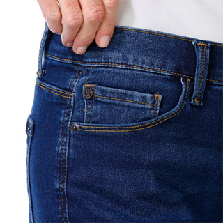 Thumbnail 3: Curve Appeal Curve Appeal Womens Side Slit Denim Bermuda Shorts 
