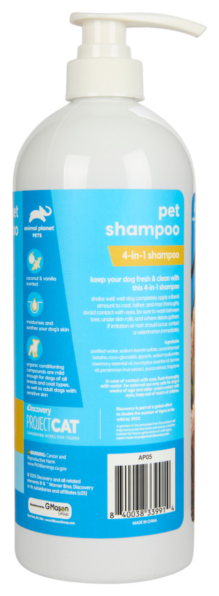 Thumbnail 2: Animal Planet Animal Planet 32 oz Coconut Vanilla 4-in-1 Pet Shampoo 