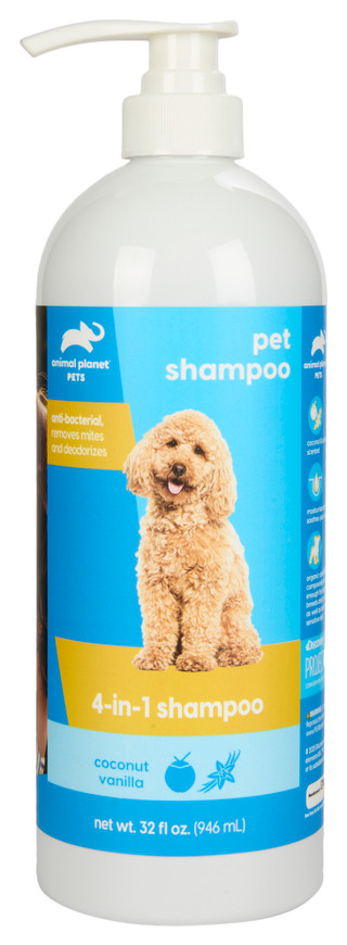 Thumbnail 1: Animal Planet Animal Planet 32 oz Coconut Vanilla 4-in-1 Pet Shampoo 