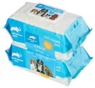 Thumbnail 2: Animal Planet Animal Planet 2 Pk Coconut & Vanilla Cleansing Pet Wipes 