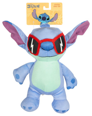 Thumbnail 1: Disney Disney 8 in Plush Stitch Sunglasses Pet Toy 