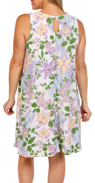 Thumbnail 2: HARLOW & ROSE Harlow & Rose Womens Sleeveless Floral Swing Dress 