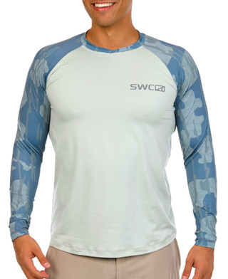 Thumbnail 2: SWC SWC Mens Performance Raglan Long Sleeve Clearwater Shirt 