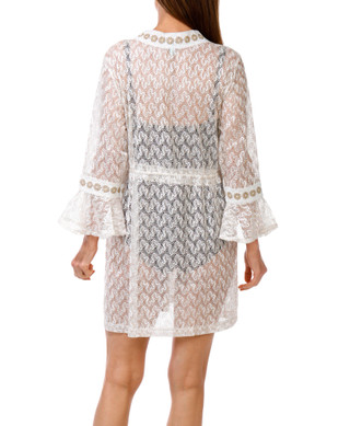 Thumbnail 2: ARUBA BLUE Women's Lace Swimsuit Coverup 