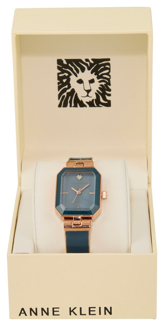 Thumbnail 1: ANNE KLEIN Anne Klein Womens Rectangle Dial Watch 