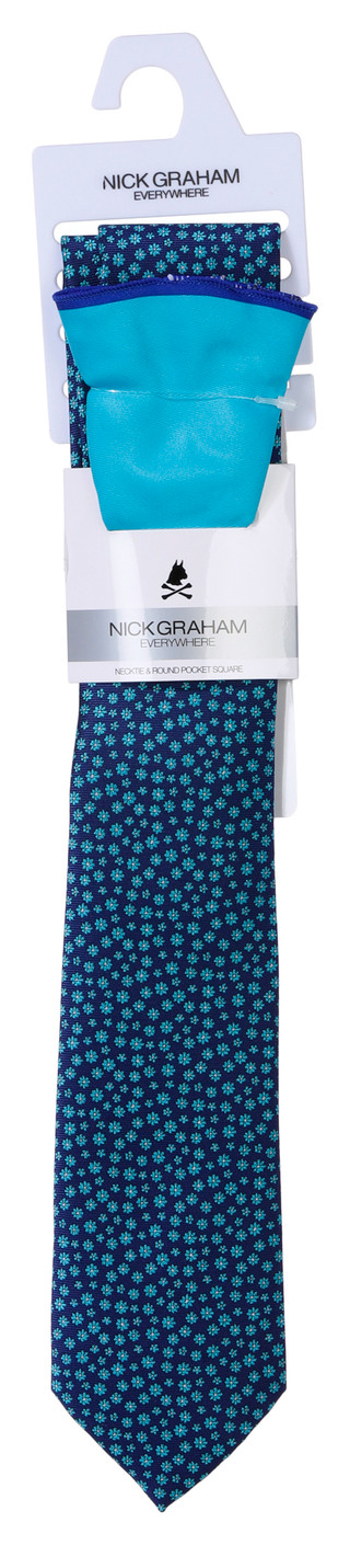 Thumbnail 1: Nick Graham Nick Graham Everywhere Necktie & Pocket Square Set 