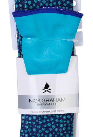 Thumbnail 2: Nick Graham Nick Graham Everywhere Necktie & Pocket Square Set 