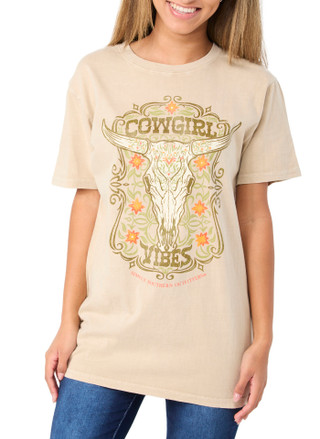 Thumbnail 1: SIMPLY SOUTHERN Simply Southern Juniors Cowgirl Vibes Graphic Tee 