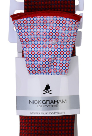 Thumbnail 2: Nick Graham Nick Graham Everywhere Necktie & Pocket Square Set 