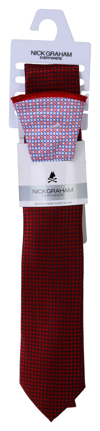 Thumbnail 1: Nick Graham Nick Graham Everywhere Necktie & Pocket Square Set 