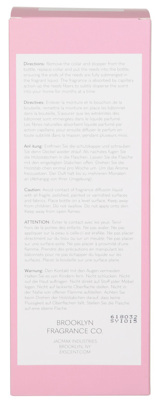 Thumbnail 2: BROOKLYN FRAGRANCE Brooklyn Fragrance Co. Peony Bloom 100ml Reed Diffuser 