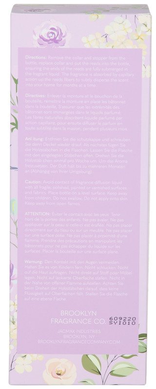 Thumbnail 2: BROOKLYN FRAGRANCE Brooklyn Fragrance Co. Roses Lavender Reed Diffuser 