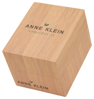 Thumbnail 2: ANNE KLEIN Anne Klein Womens Leather Round Dial Watch 