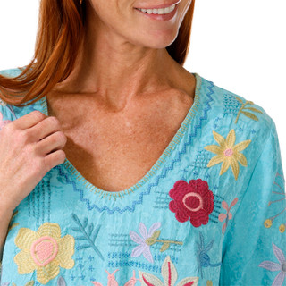 Thumbnail 3: JOHNNY WAS Johnny Was Womens Inji Blouse 