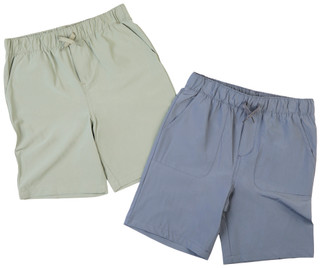 Thumbnail 1: Ben Sherman Ben Sherman Little Boys 2 Pk Solid Color Hybrid Shorts Set 