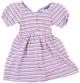Thumbnail 1: Vince Camuto Vince Camuto Little Girls Short Sleeve Striped Dress 