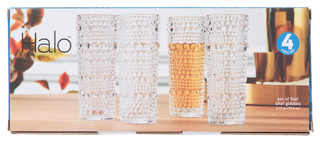 Thumbnail 2: Home Essentials Home Essentials 4 Pk Halo Clear Tall Textured Shot Glasses 
