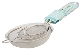 Thumbnail 3: GOURMET KITCHEN Gourmet Kitchen 3 Pk Stainless Steel Strainers 
