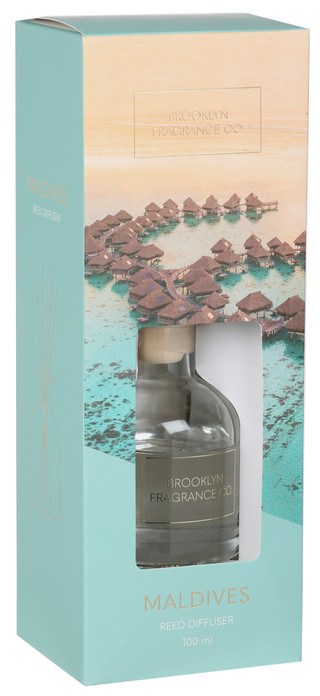 Thumbnail 1: BROOKLYN FRAGRANCE Brooklyn Fragrance Co. Maldives Reed Diffuser 