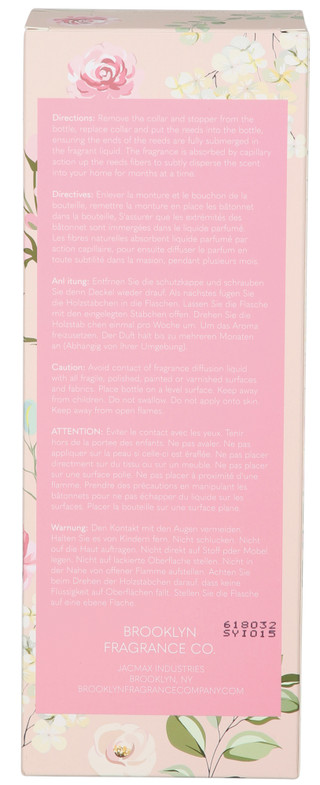 Thumbnail 2: BROOKLYN FRAGRANCE Brooklyn Fragrance Co. Peony & Prosecco Reed Diffuser 