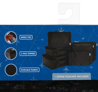 Thumbnail 2: Life is Good Life Is Good 6 Pc Travel Happy Daisy Packing Cube Set 
