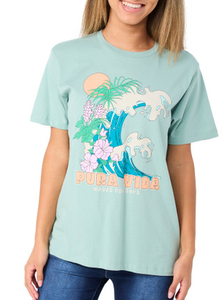 Thumbnail 1: PURA VIDA Pura Vida Juniors Waves For Days Graphic Tee 