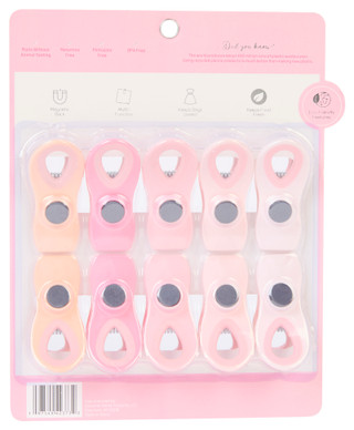 Thumbnail 2: GOURMET KITCHEN Gourmet Kitchen 10 Pk Butterfly Magnetic Bag Clips 