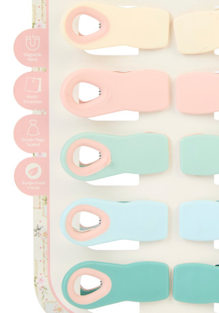 Thumbnail 2: GOURMET KITCHEN Gourmet Kitchen 10 Pk Magnetic Bag Clips 